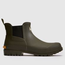 Herren Barbour Khaki Andale Chelsea Welly Boots Barbour Andale Chelsea Welly,1 von 4