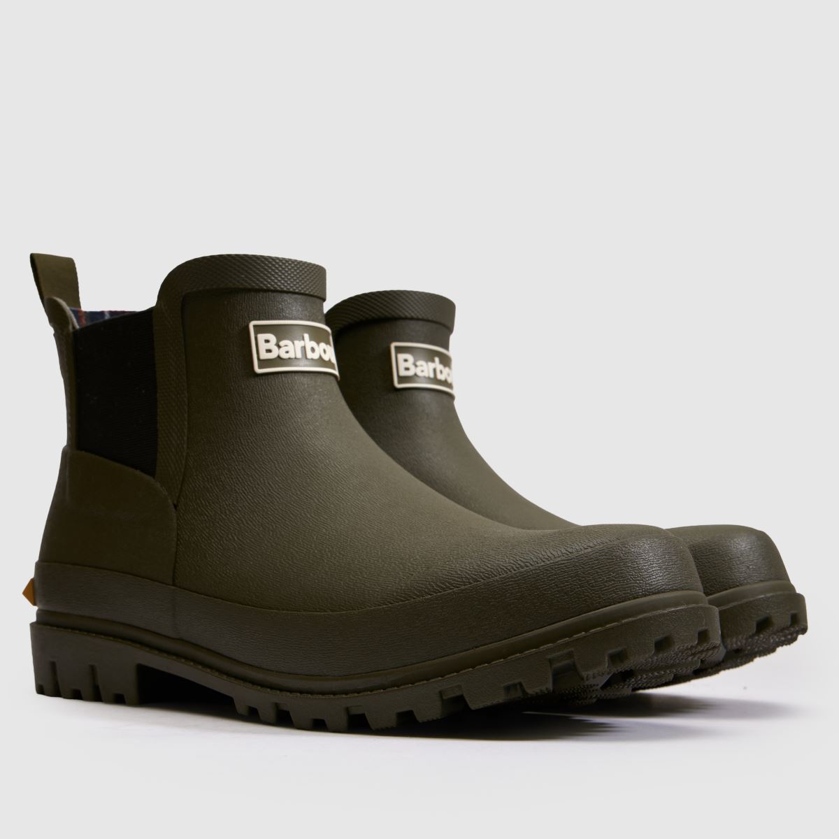 Herren Barbour Khaki Andale Chelsea Welly Boots Barbour Andale Chelsea Welly 1