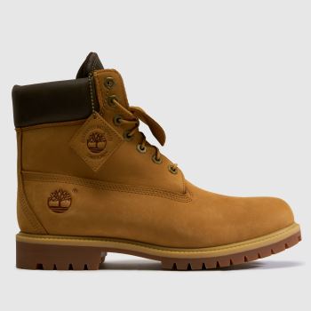 Timberland Tan 6 Inch Double Tongue Mens Boots