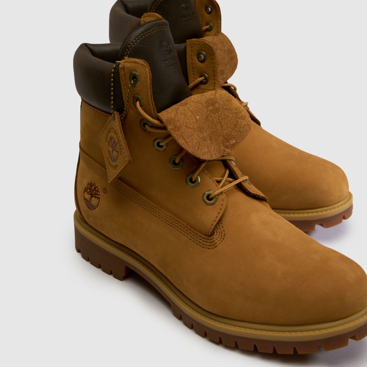 Timberland 6 Inch Double Tongue in Tan Timberland 6 Inch Double Tongue 4