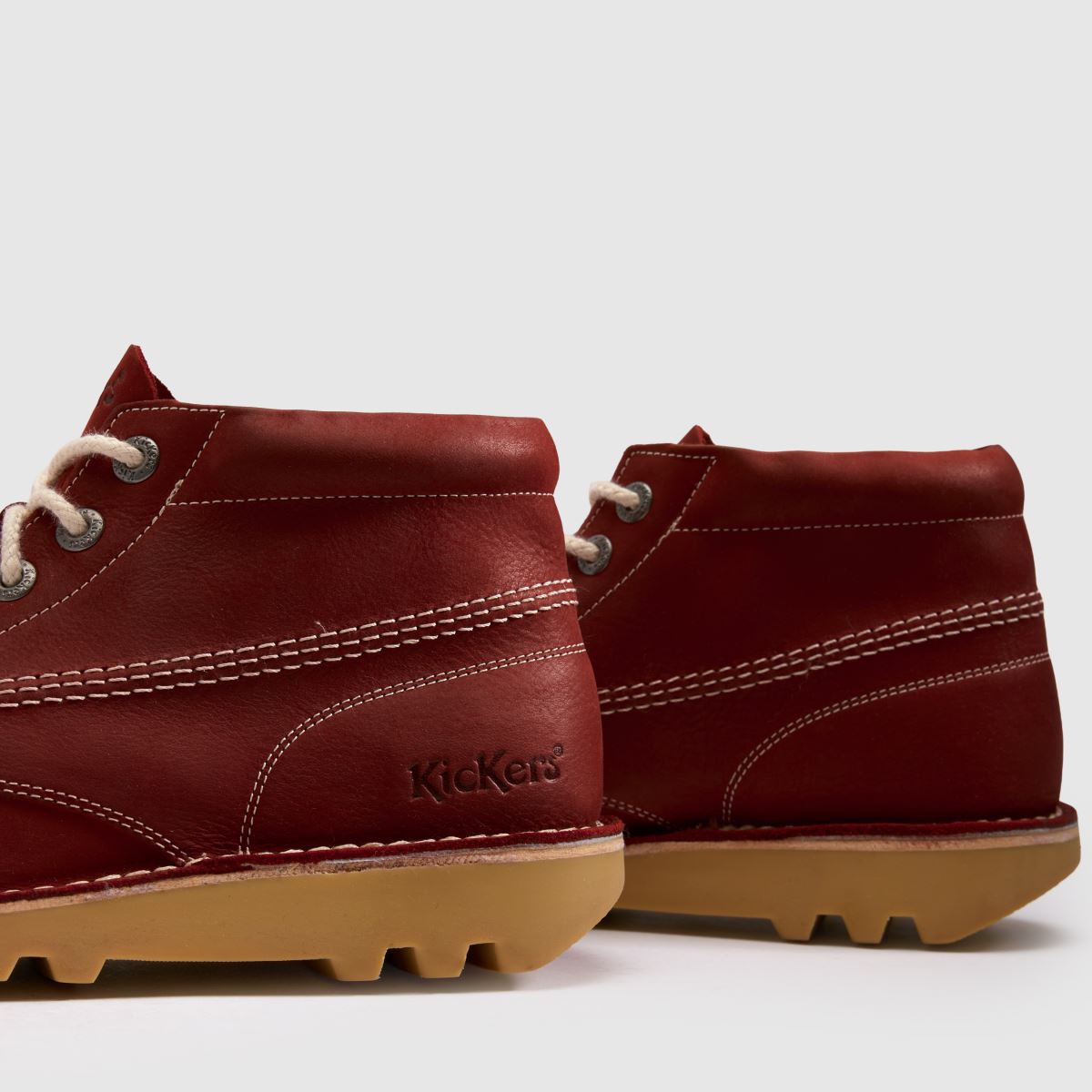 Kickers Classics Kick Hi 75 in Red Kickers Classics Kick Hi 75 7