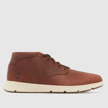 Timberland Brown Parker Street Mid Lace Mens Boots