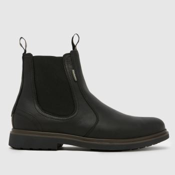 Barbour Black Hale Chelsea Mens Boots