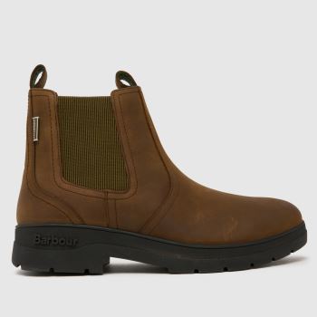Barbour Dunkelbraun Turnbull Chelsea Herren Boots