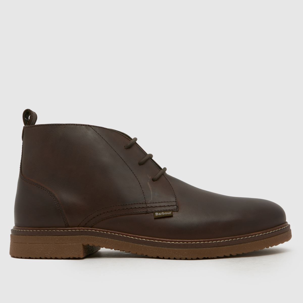 Barbour Kirkstone Desert Boots in Dark Brown