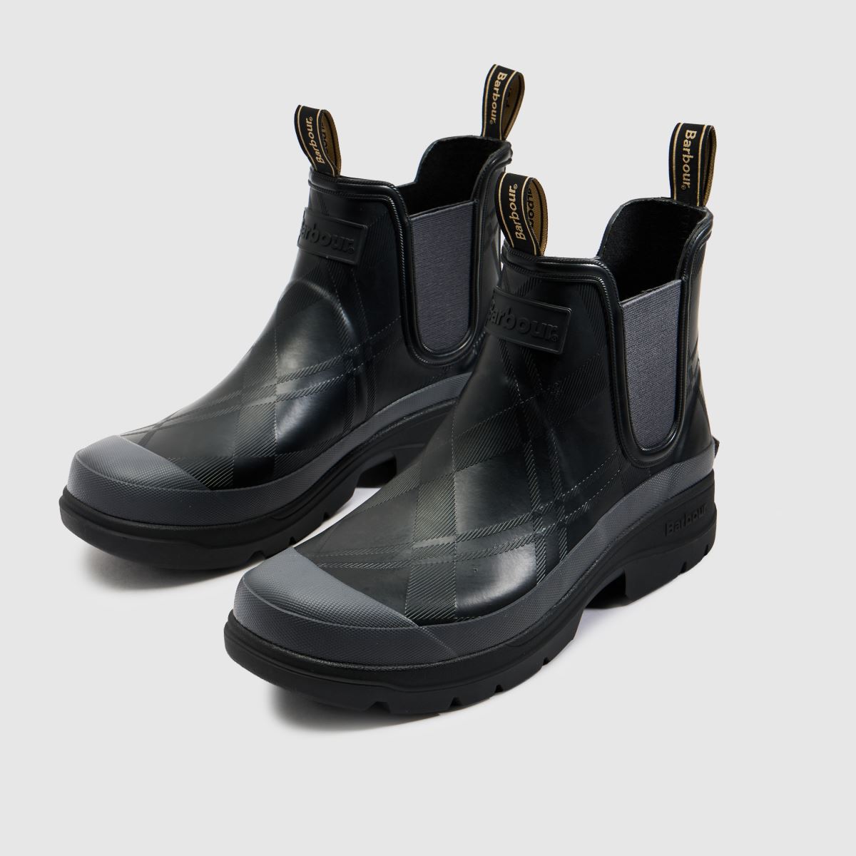 Barbour Breacon Chelsea Welly in Black & Grey Barbour Breacon Chelsea Welly 4