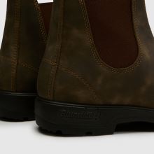 BLUNDSTONE Classic Chelsea in Dark Brown BLUNDSTONE Classic Chelsea,3 of 4