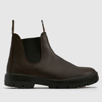 BLUNDSTONE Dark Brown New Terrain Chelsea Mens Boots