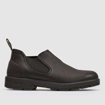 BLUNDSTONE Black Low Chelsea Mens Boots