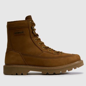 CAT Tan Grader Lace To Toe Mens Boots