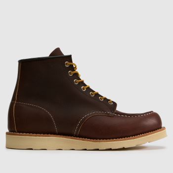 Red Wing Brown 6 Inch Classic Moc Mens Boots