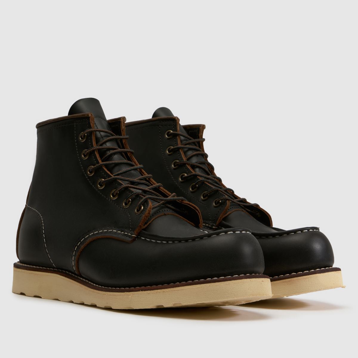 Red Wing 6 Inch Classic Moc in Black Red Wing 6 Inch Classic Moc 1