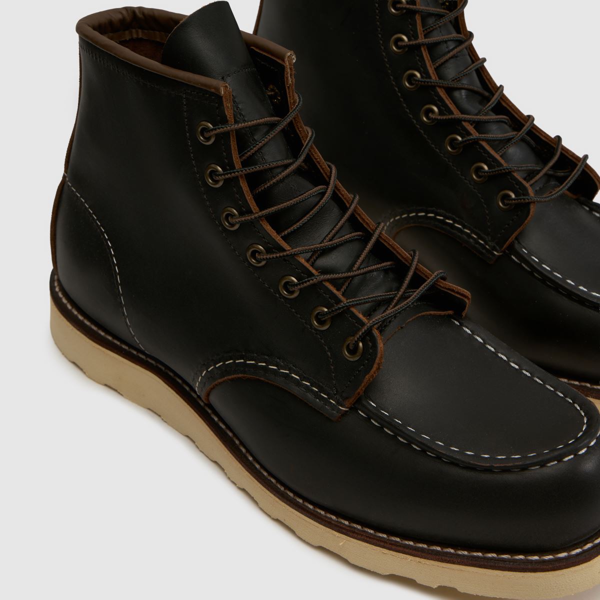 Red Wing 6 Inch Classic Moc in Black Red Wing 6 Inch Classic Moc 4