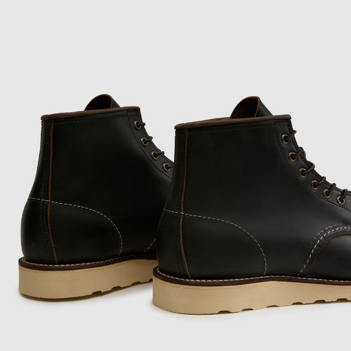 Red Wing 6 Inch Classic Moc in Black Red Wing 6 Inch Classic Moc 7