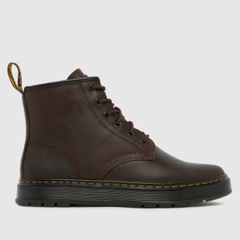 Dr Martens Dark Brown Brookline Chukka Mens Boots