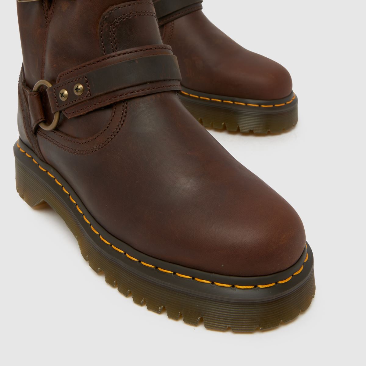 Dr Martens Anistone Harness Ankle in Dark Brown Dr Martens Anistone Harness Ankle 4