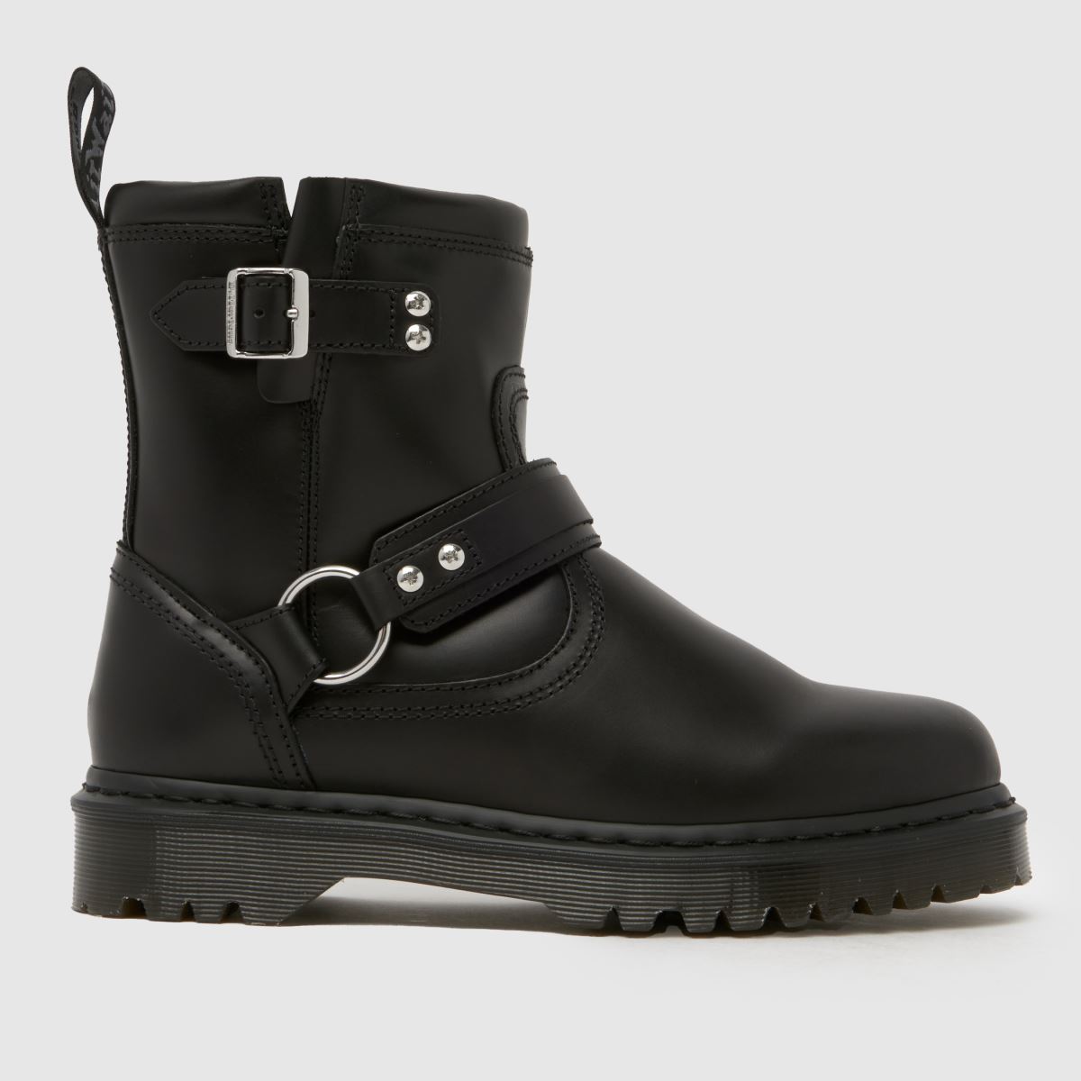 Dr. Martens Anistone Harness Ankle Boots in Black