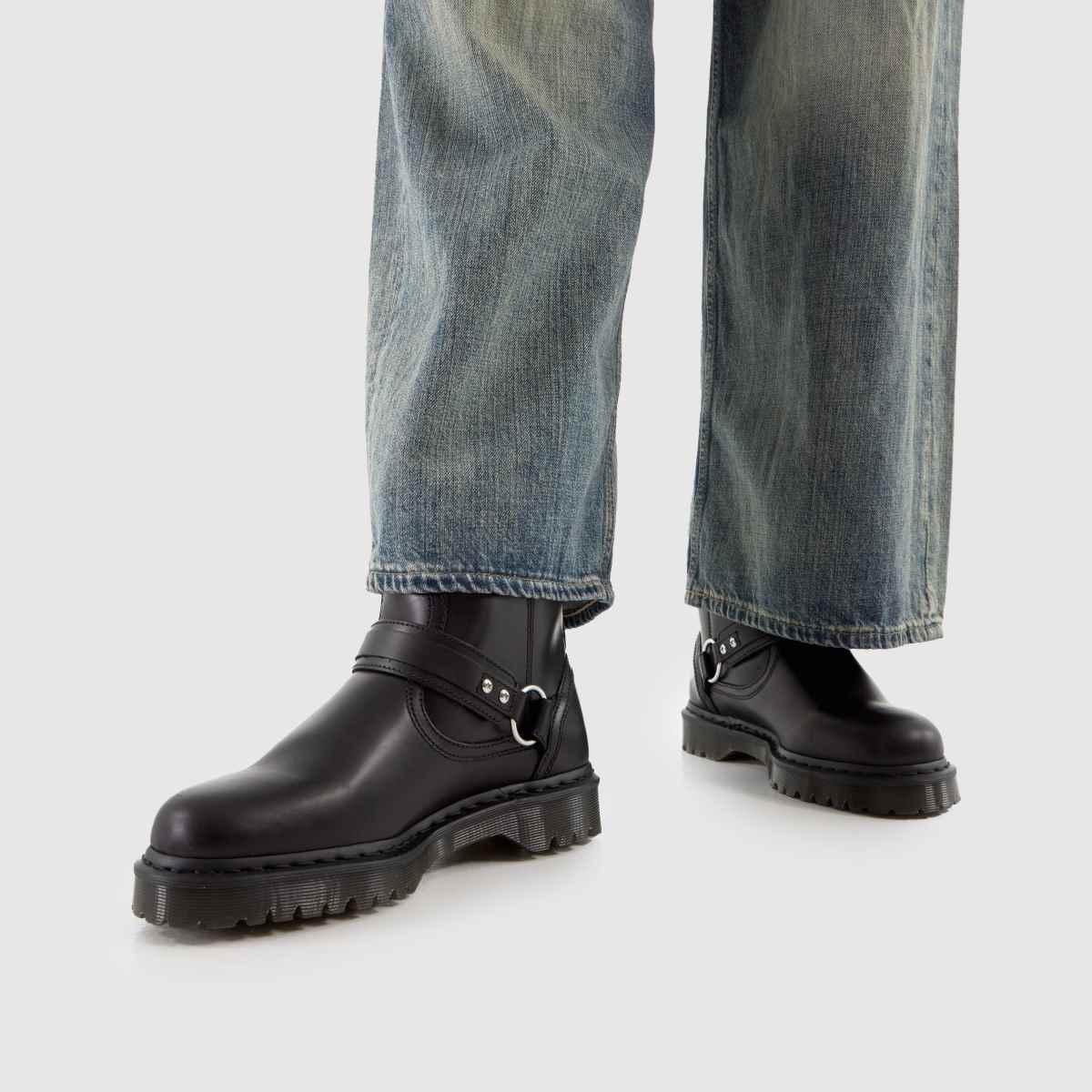 Dr Martens Anistone Harness Ankle in Black Dr Martens Anistone Harness Ankle 8