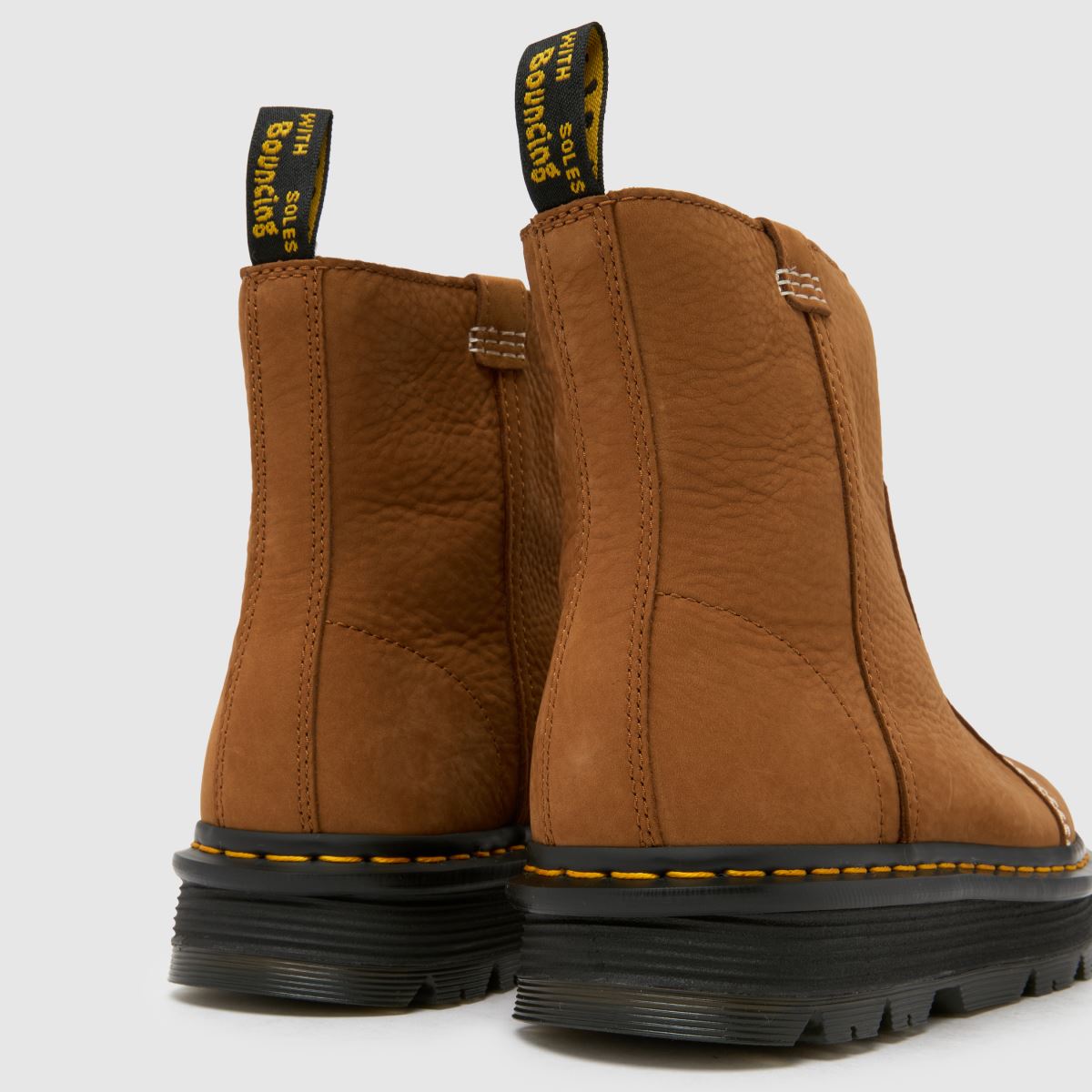 Mens Brown Dr Martens Zebzag Rigger Boots | schuh