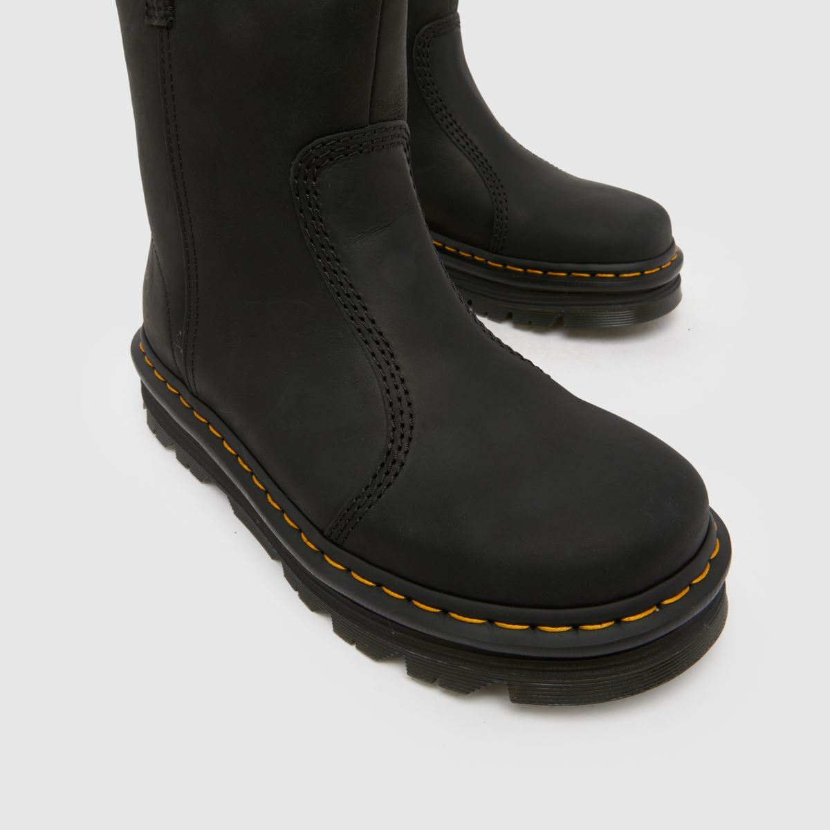 Mens Black Dr Martens Zebzag Rigger Boots | schuh