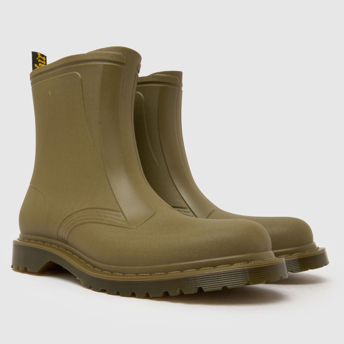 Herren Dr Martens Khaki 1460 Rain Pull On Boots Dr Martens 1460 Rain Pull On 8