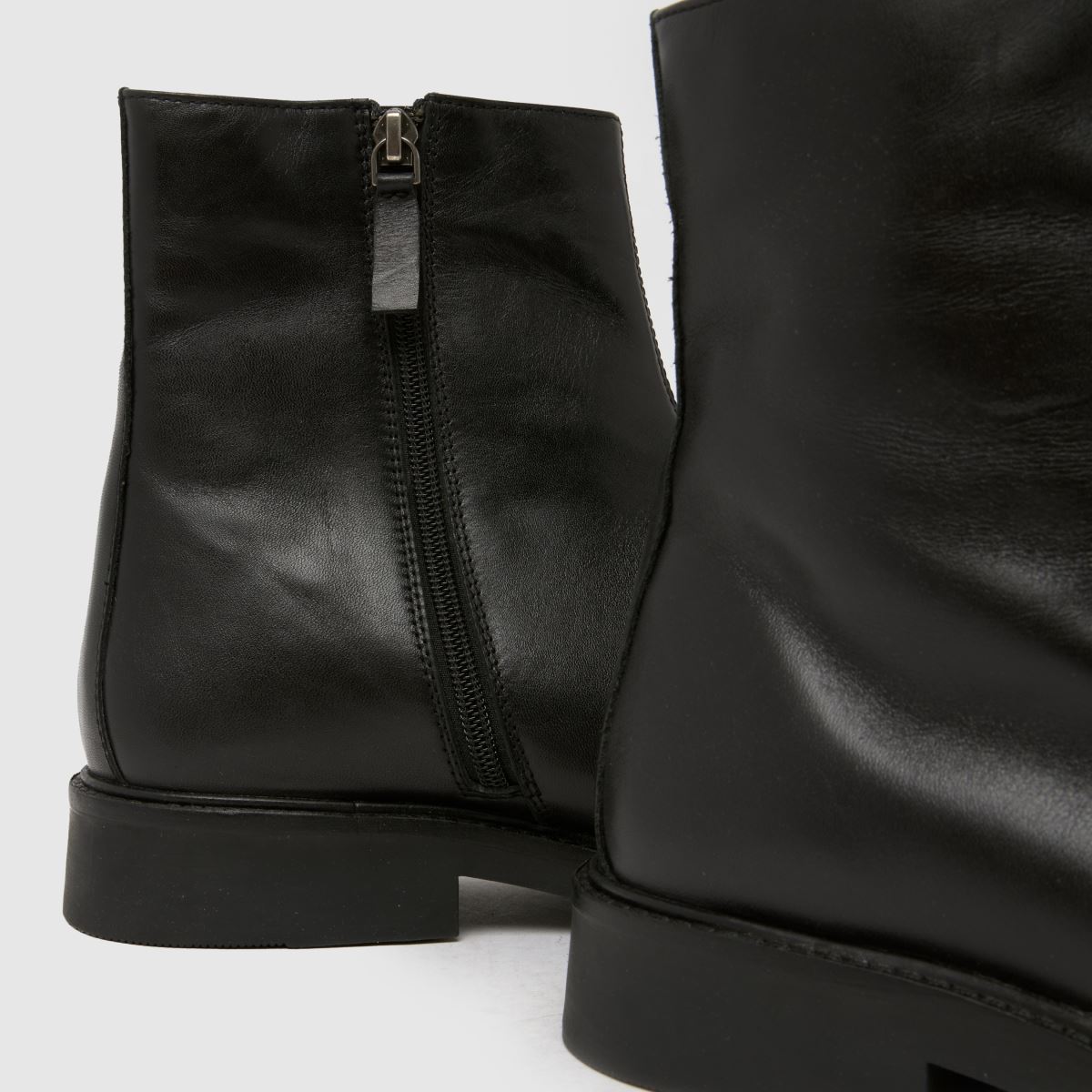 schuh Dario Leather Square Toe in Black schuh Dario Leather Square Toe 7