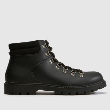 schuh Black Greg Hiker Mens Boots