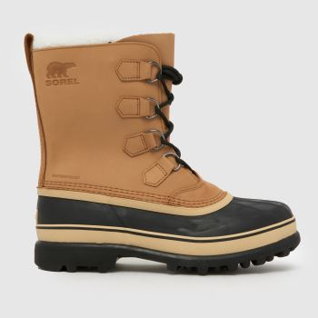 SOREL Tan Caribou Waterproof Mens Boots