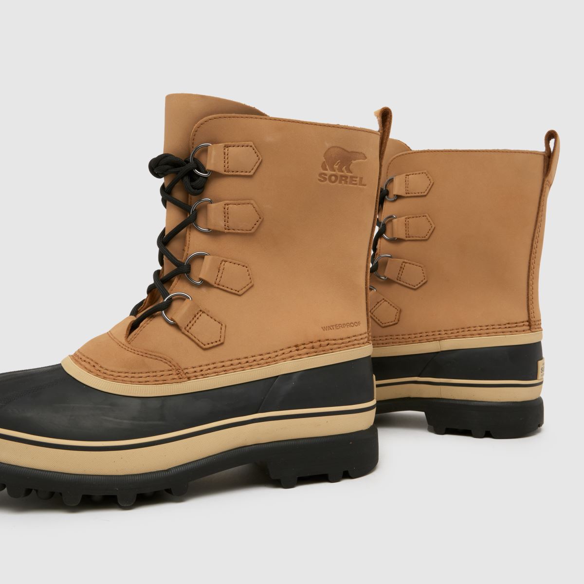 SOREL Caribou Waterproof in Tan SOREL Caribou Waterproof 7
