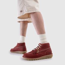 Kickers Classics Kick Hi Goldie in Red Kickers Classics Kick Hi Goldie,2 of 4