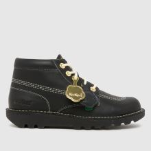 Kickers Classics Kick Hi Goldie in Black Kickers Classics Kick Hi Goldie,1 of 4