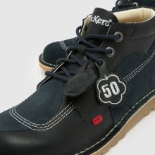 Kickers Classics Kick Hi Stitch in Navy Kickers Classics Kick Hi Stitch,3 of 4