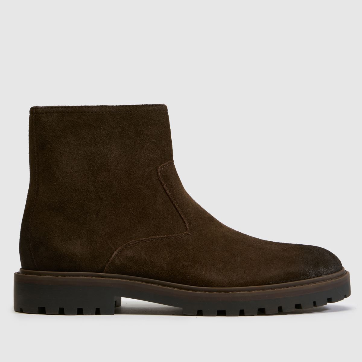schuh Darrow Suede Chunky Boot in Brown schuh Darrow Suede Chunky Boot