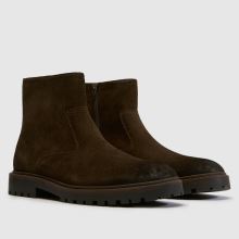 schuh Darrow Suede Chunky Boot in Brown schuh Darrow Suede Chunky Boot,2 of 4