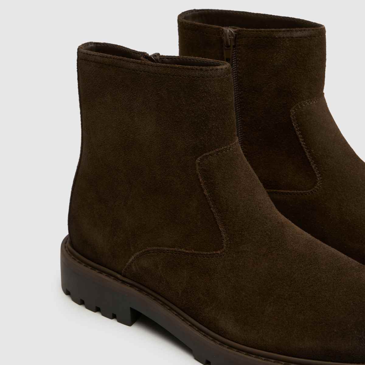 schuh Darrow Suede Chunky Boot in Brown schuh Darrow Suede Chunky Boot 4