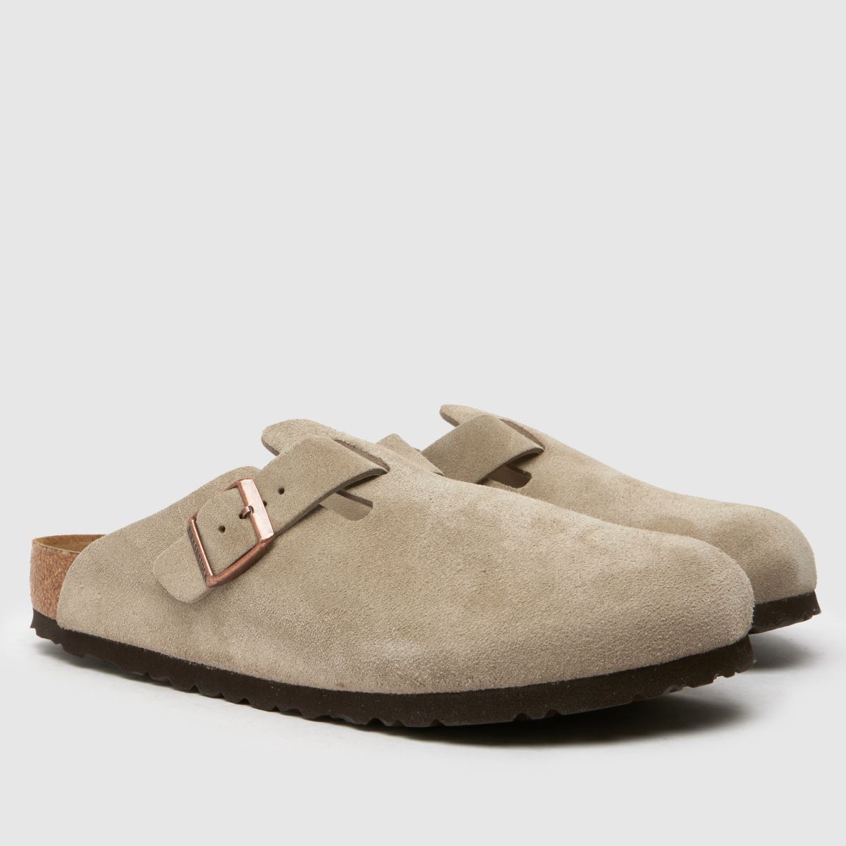 BIRKENSTOCK Boston Clog in Taupe birkenstock Boston Clog 1