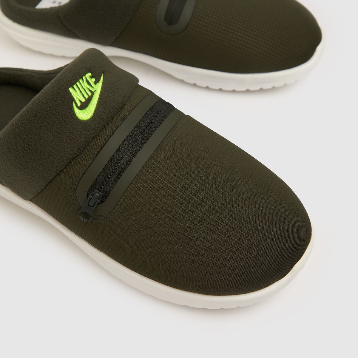 nike green slippers