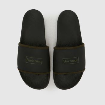 Barbour Schwarz Cresswell Slider Herren Sandalen