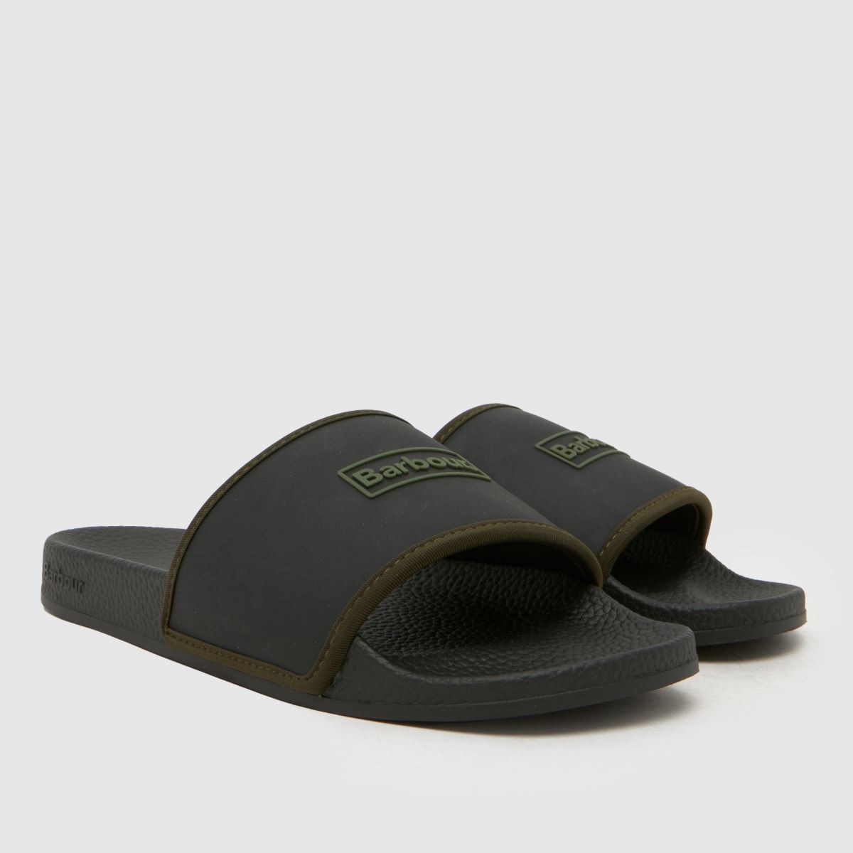 Barbour Cresswell Slider in Black Barbour Cresswell Slider 1