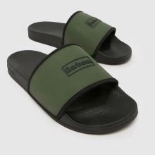 Barbour Cresswell Slider in Black & Green Barbour Cresswell Slider,3 of 4