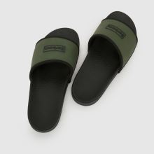 Barbour Cresswell Slider in Black & Green Barbour Cresswell Slider,4 of 4