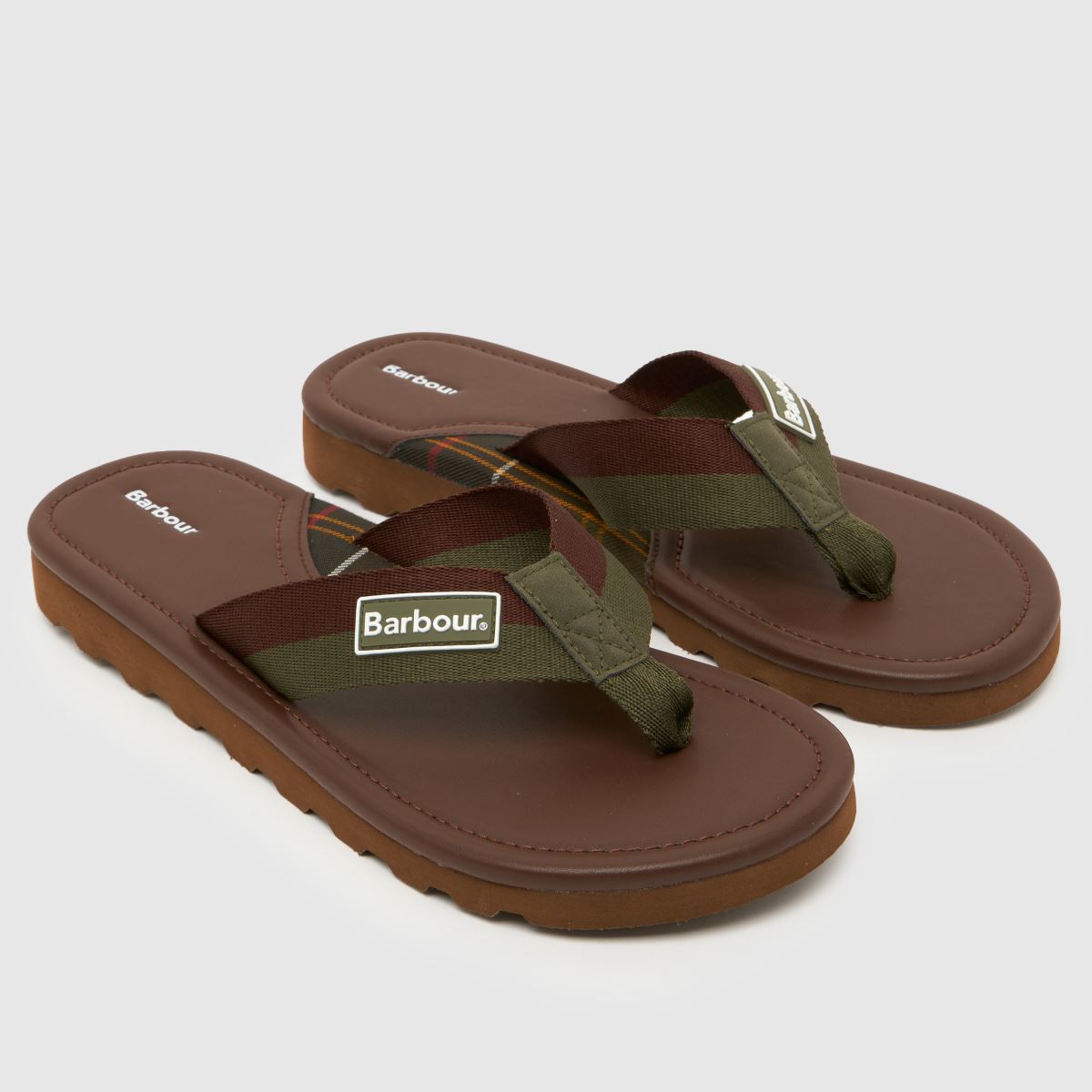Barbour Harker Sandal Sandals in Brown Multi