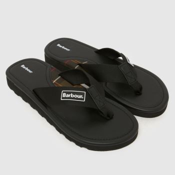 Barbour Schwarz Harker Herren Sandalen