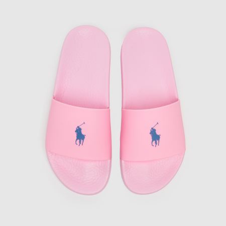 Mens Black Polo Ralph Lauren Polo Slide 