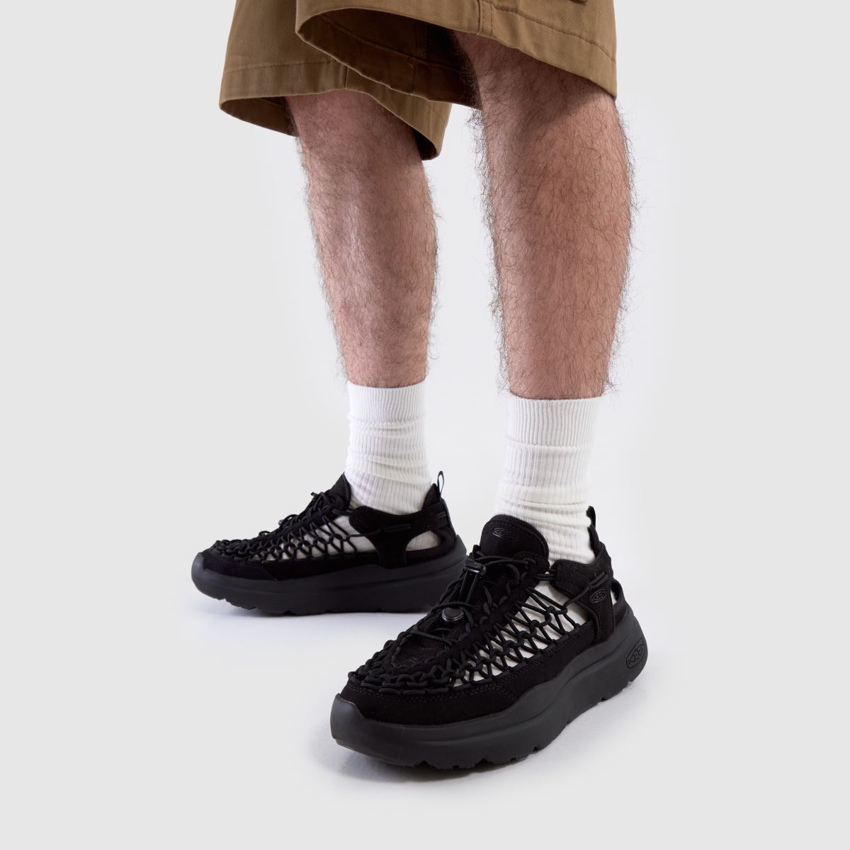 Mens Black KEEN Uneek WK Sandals | schuh