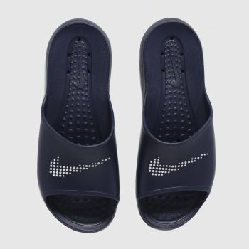 Nike navy & white victori one sandals Nike navy & white victori one sandals