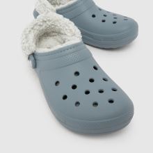 Crocs Classic Fleece Lined Clog in Grey Crocs Classic Fleece Lined Clog,3 of 4