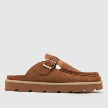 Clarks Originals Brown Meare Mocc Mens Sandals