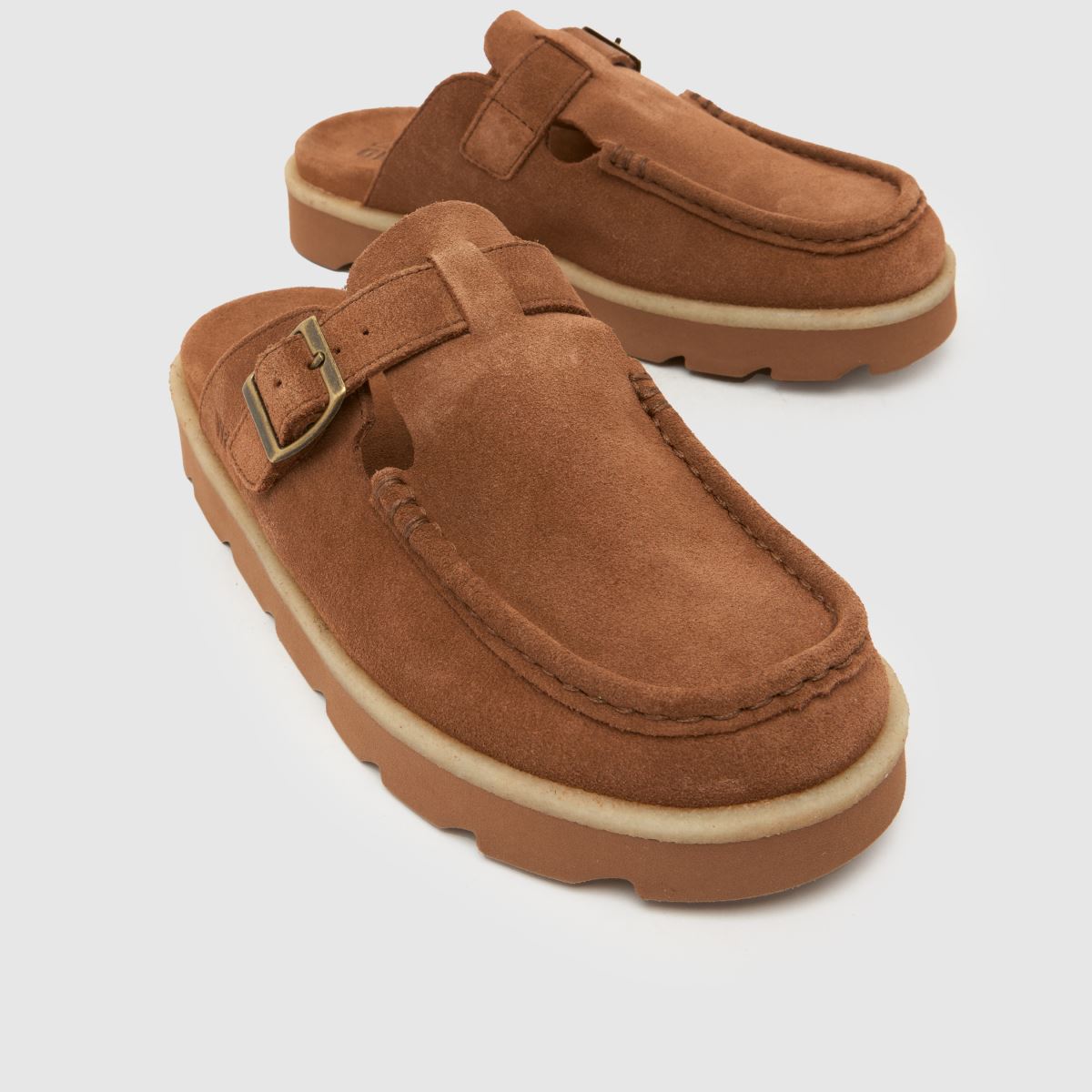 Mens Brown Clarks Originals Meare Mocc Sandals | schuh
