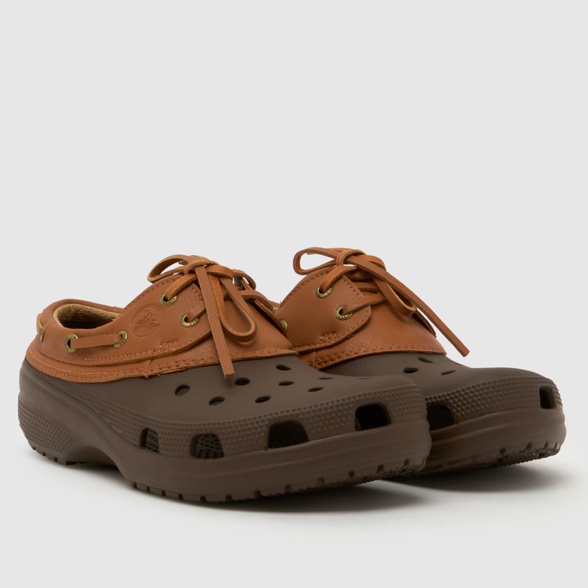 Crocs Classic Boat in Brown Multi Crocs Classic Boat 1